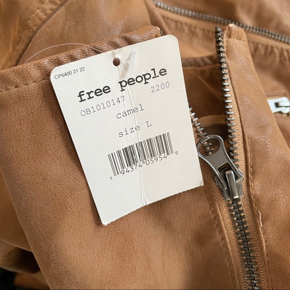 NWT | Free People Fenix Moto Jacket Large - Picture 5 of 8